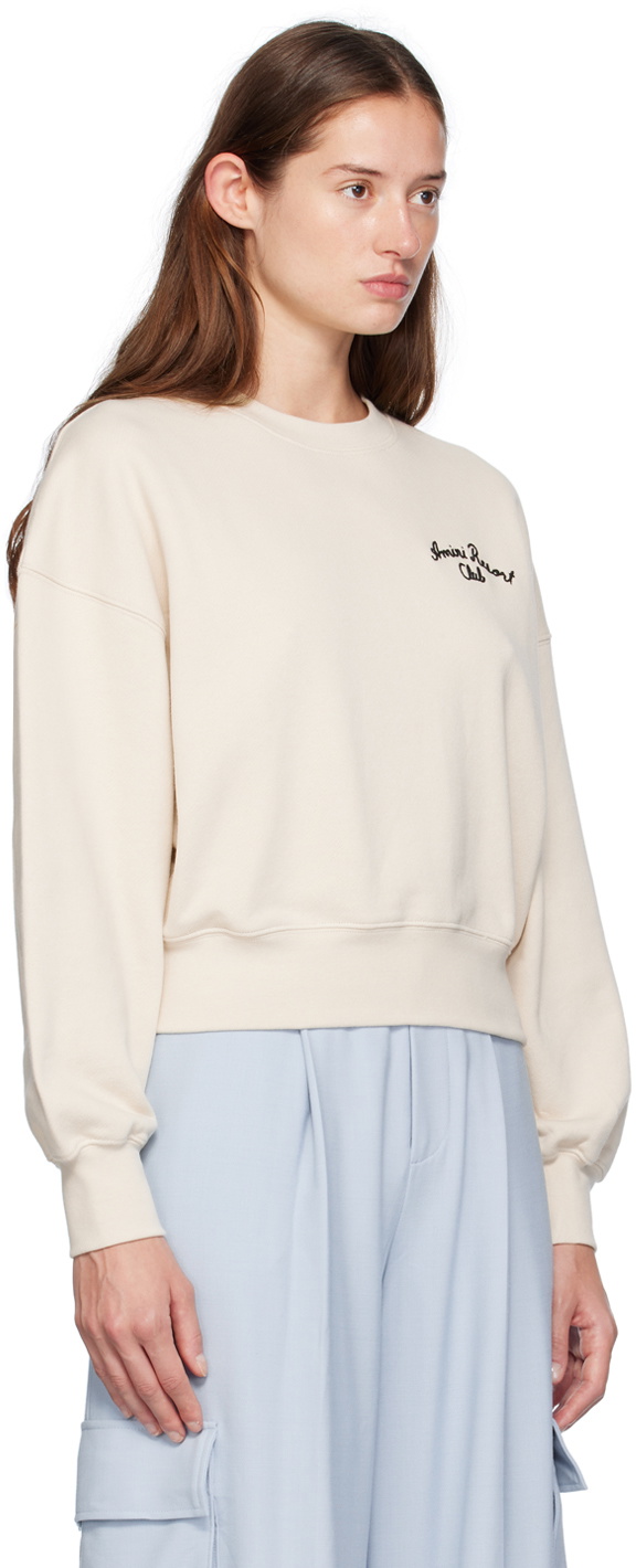 AMIRI Beige 'Amiri Resort Club' Sweatshirt