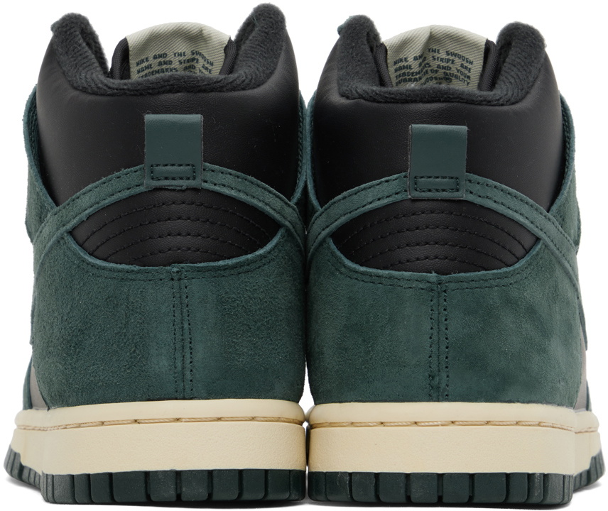 Nike Black & Green Dunk High Sneakers