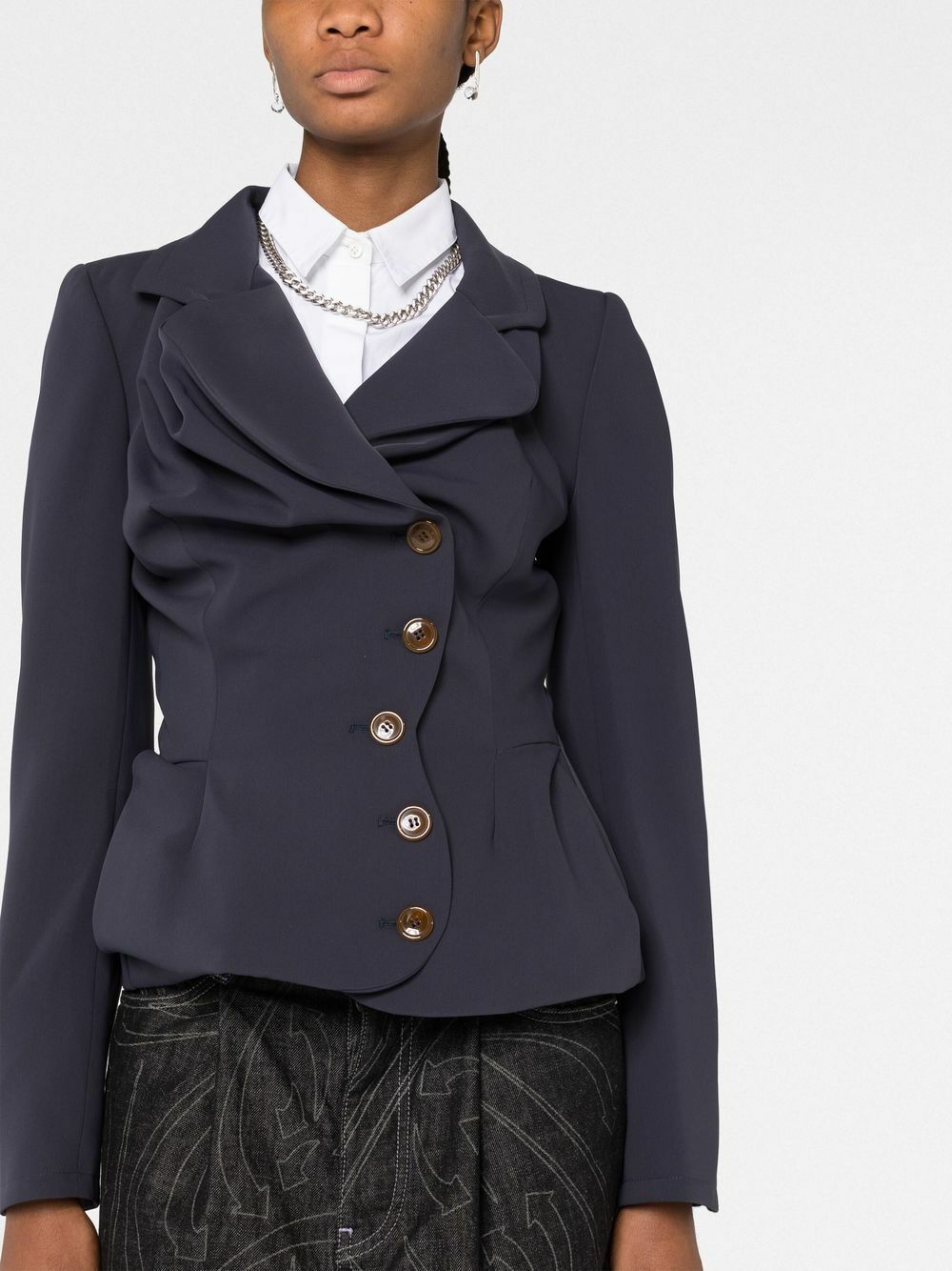 VIVIENNE WESTWOOD textured fabric jacket