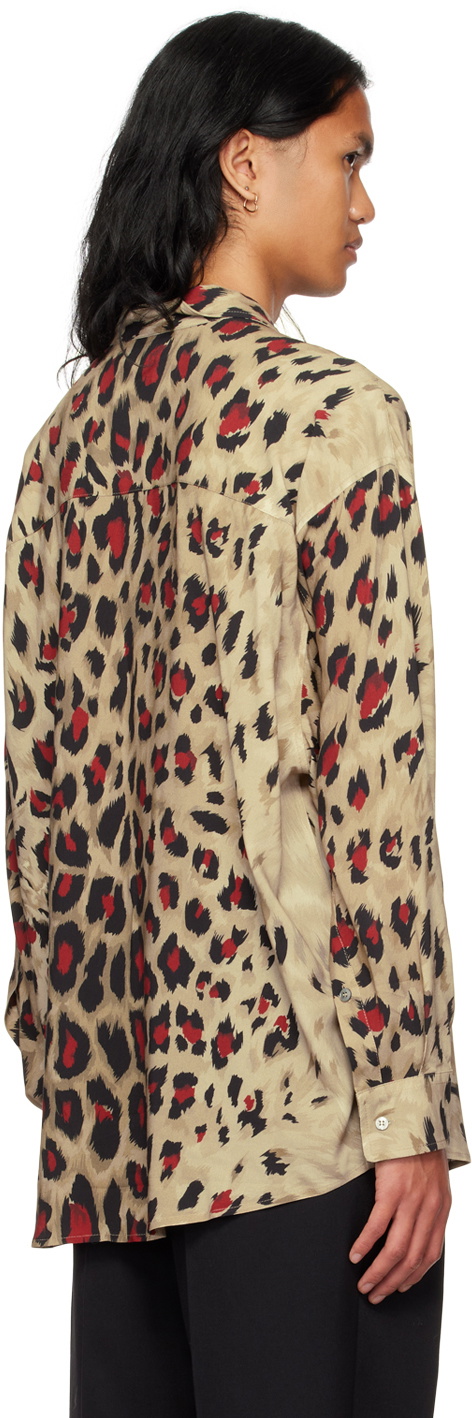MAGLIANO LEOPARD SKIN TWISTED SHIRT