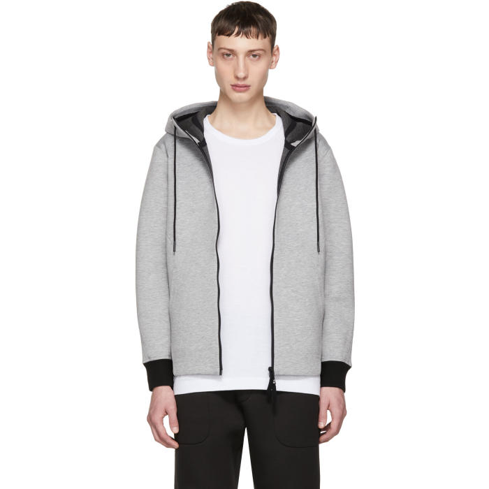ISAOR Grey Neoprene Hoodie 
