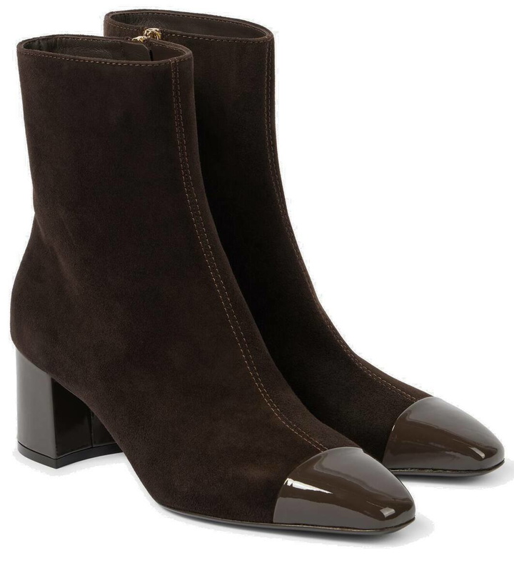 Photo: Ferragamo Sambi suede ankle boots