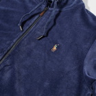 Polo Ralph Lauren Men's Cord Zip Hoody in Newport Navy