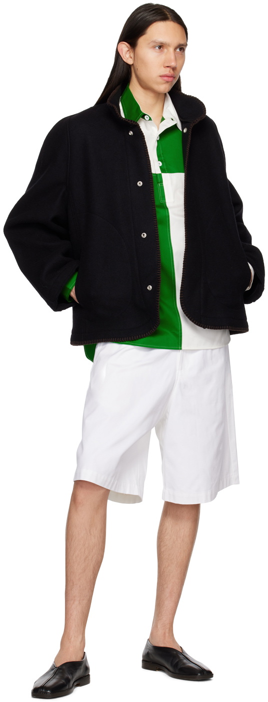 3MAN White Deck Shorts