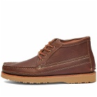 EasyMoc Men's Scout Boot in Chocolate Grizzly