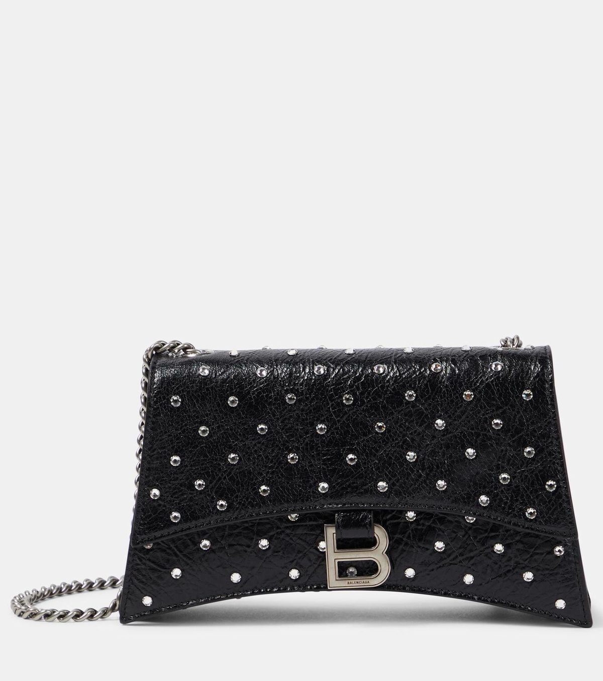 Balenciaga Crush XS embellished leather shoulder bag Balenciaga