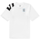 adidas Consortium - Have a Good Time Logo-Embroidered Debossed Tech-Jersey T-Shirt - Men - White