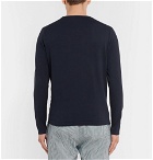 Sunspel - Sea Island Cotton Sweater - Men - Navy