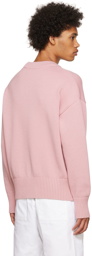 AMI Paris Pink Ami De Cœur Sweater