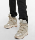 Isabel Marant - Balskee leather wedge sneakers