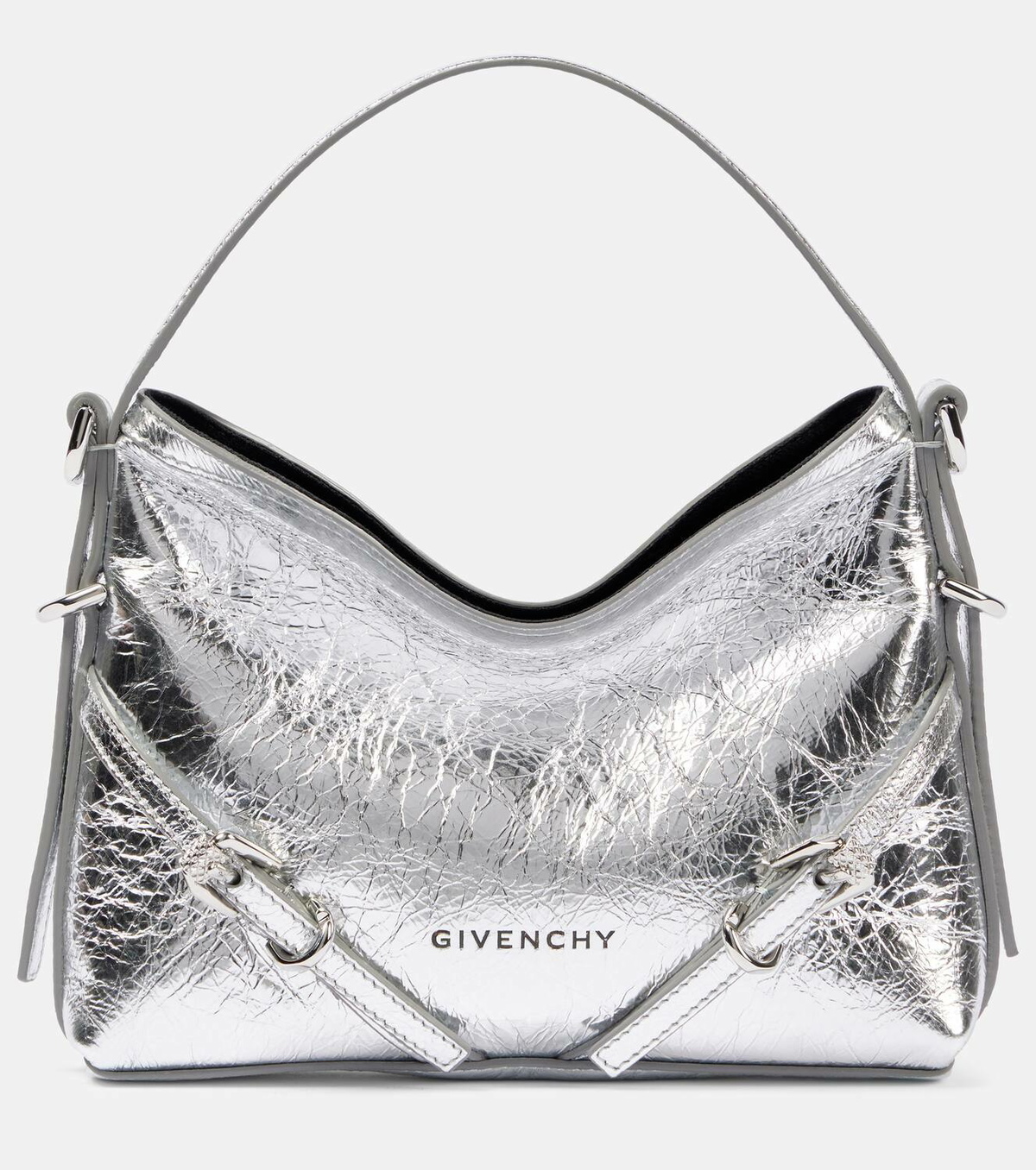 Givenchy Voyou Nano metallic leather shoulder bag Givenchy