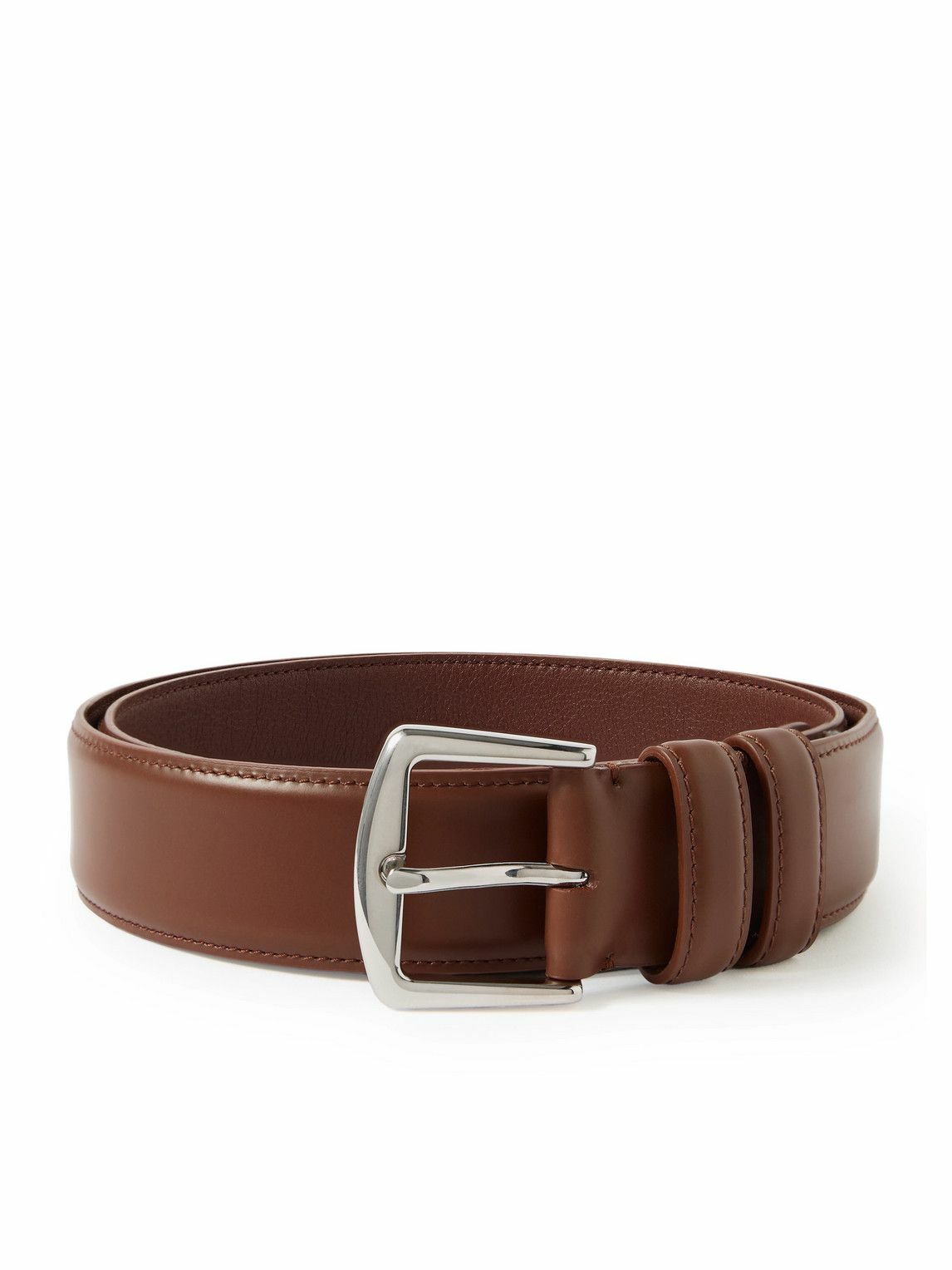 Loro Piana - Travis 3cm Leather Belt - Brown Loro Piana