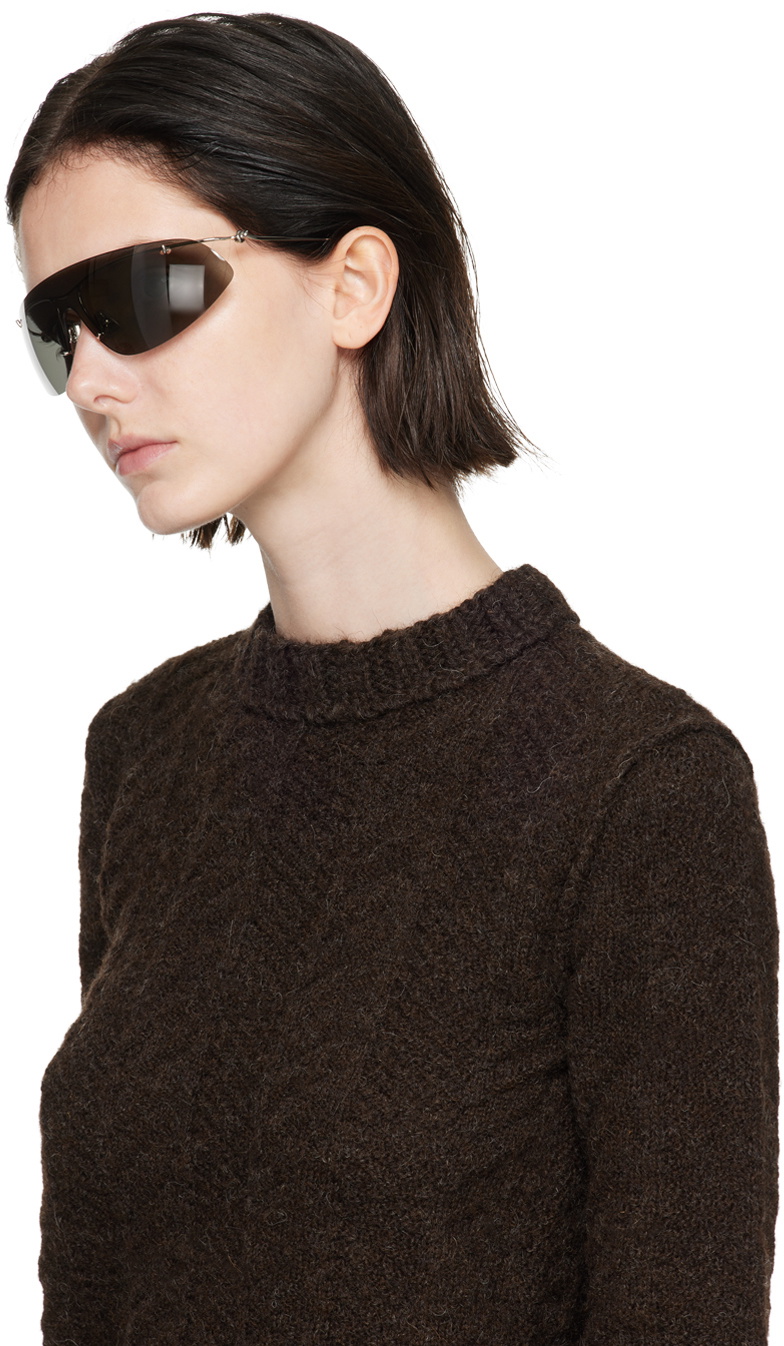 Bottega Veneta Silver Knot Sunglasses Bottega Veneta
