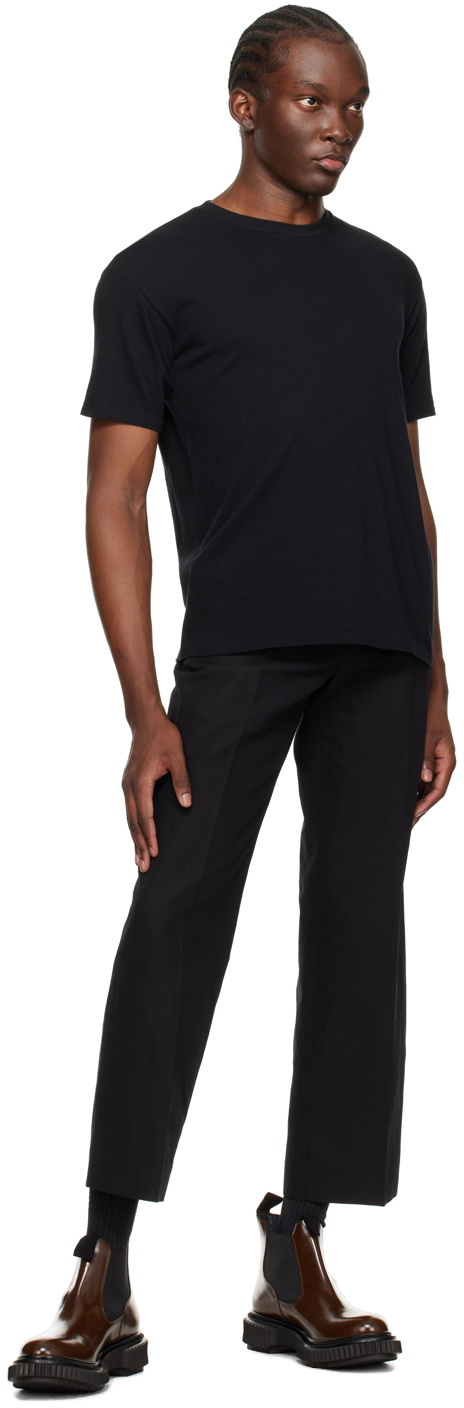 AURALEE Black Hard Twist Finx Trousers Auralee