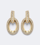 Messika Groove 18kt gold drop earrings with diamonds