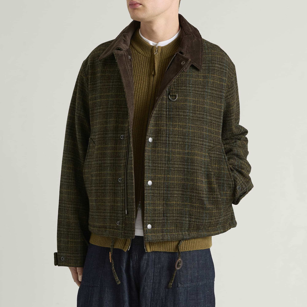 FrizmWORKS Men's Wool Heritage Hunting Jacket in Seaweed