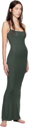 SKIMS Khaki Soft Lounge Long Slip Dress
