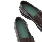 VINNYs Men's VINNY's Richee Lug Sole Penny Loafer in Dark Brown Crust