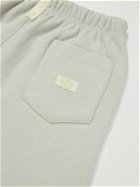 Abc. 123. - Wide-Leg Logo-Detailed Cotton-Blend Jersey Drawstring Shorts - Gray