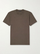 TOM FORD - Lyocell and Cotton-Blend T-Shirt - Brown