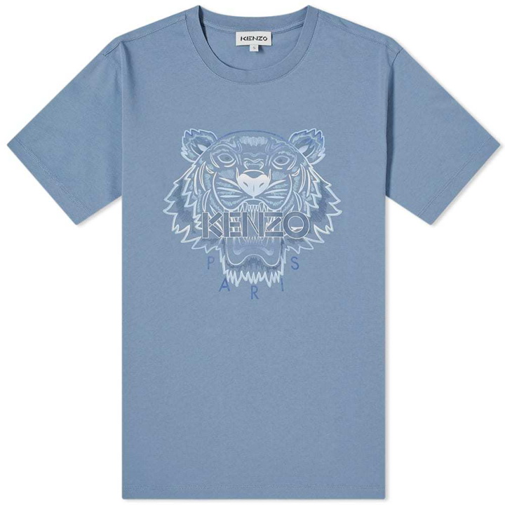 Photo: Kenzo Gradient Tiger Embroidered Tee