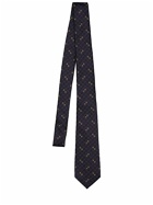 GUCCI - 7cm Gg Horsebit Silk Jacquard Tie