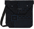 Engineered Garments Black & Navy Messenger Bag