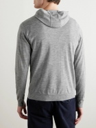 Peter Millar - Excursionist Flex Merino Wool-Blend Hoodie - Gray