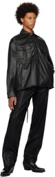 Ottolinger Black Oversized Denim Shirt