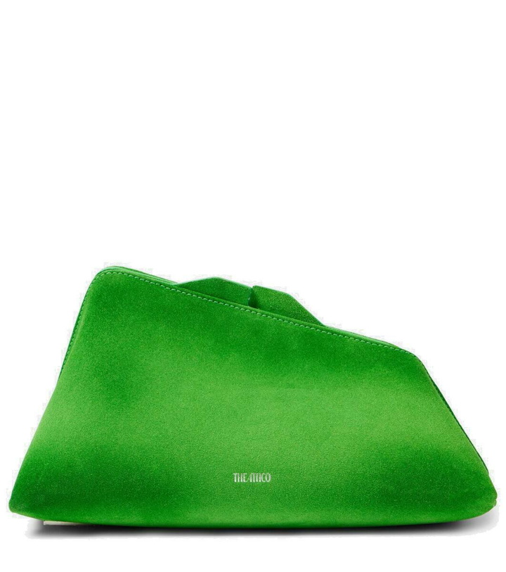 Photo: The Attico 8.30PM Small brushed suede clutch