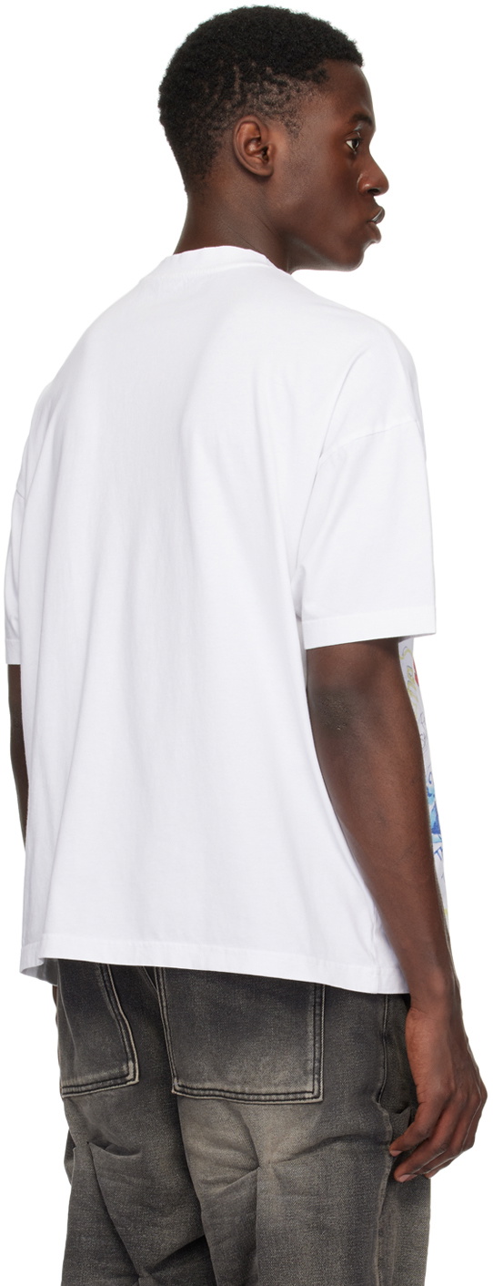 We11done White Doodle T-Shirt We11done