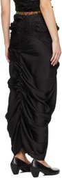 J.Kim Black Markiza Midi Skirt
