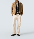 Dolce&Gabbana Suede bomber jacket