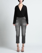 Skills & Genes Womens Jeans in Black