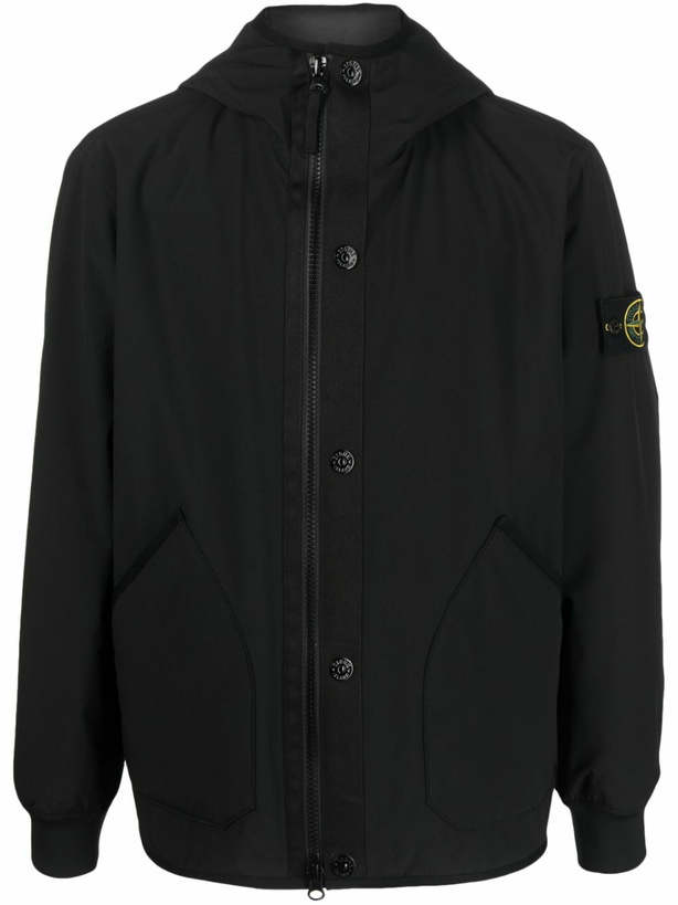 Photo: STONE ISLAND - Waterproof Jacket With Logo