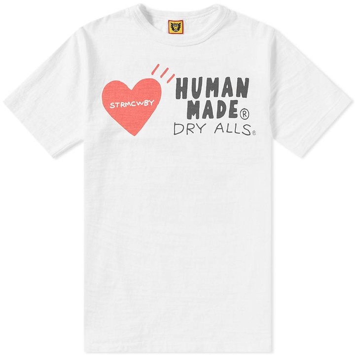 Photo: Human Made Heart Logo Tee White