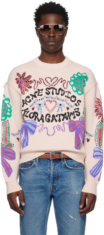 Photo: Acne Studios Multicolor 'Floragatan' Sweater