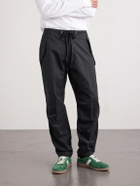 TOM FORD - Straight-Leg Cotton-Twill Drawstring Trousers - Black