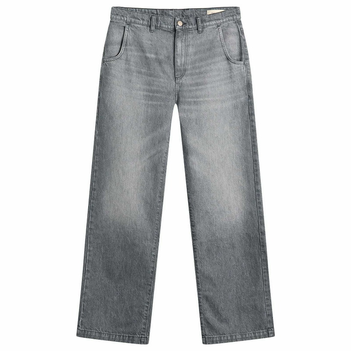 Photo: mfpen Men's Straight Cut Jeans in Washed Slate