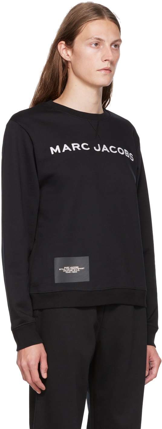 marc jacobs ロゴスウェットXSサイズ　ブラック MARC MARC JACOBS◇スウェット/XS/コットン/BLK JACOBS - ロゴ