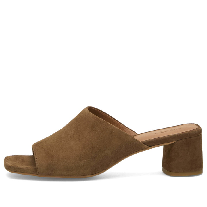 Photo: Vagabond Shoemakers Women's Piper Suede Mule Heel in Cocoa Brown