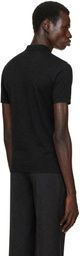 COMME des GARÇONS PLAY Black Emblem Red Heart Polo