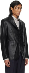 Tiger of Sweden Black Jrue Leather Jacket