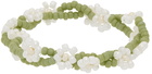 Tanner Fletcher Green & White Daisy Bracelet Set