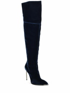 BALLY - 105mm Hedi Velvet Over-the-knee Boots