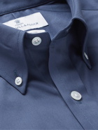 TURNBULL & ASSER - Button-Down Collar Cotton Shirt - Blue