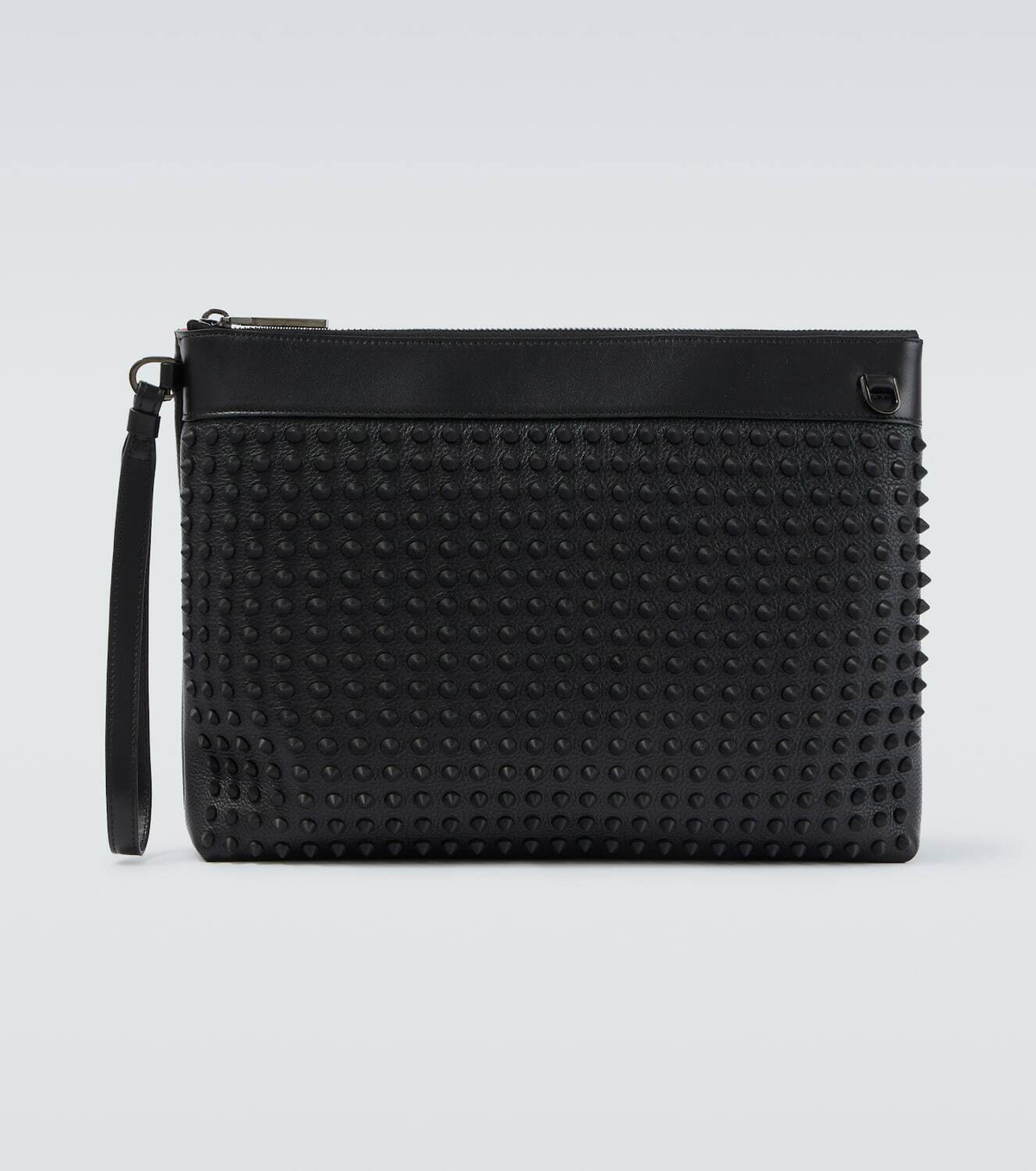 Christian Louboutin Funky stud-embellished leather pouch