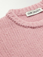 Our Legacy - Sonar Cherry-Intarsia Wool-Blend Sweater - Pink