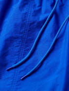 AMI PARIS - Logo-Embroidered Long-Length Swim Shorts - Blue