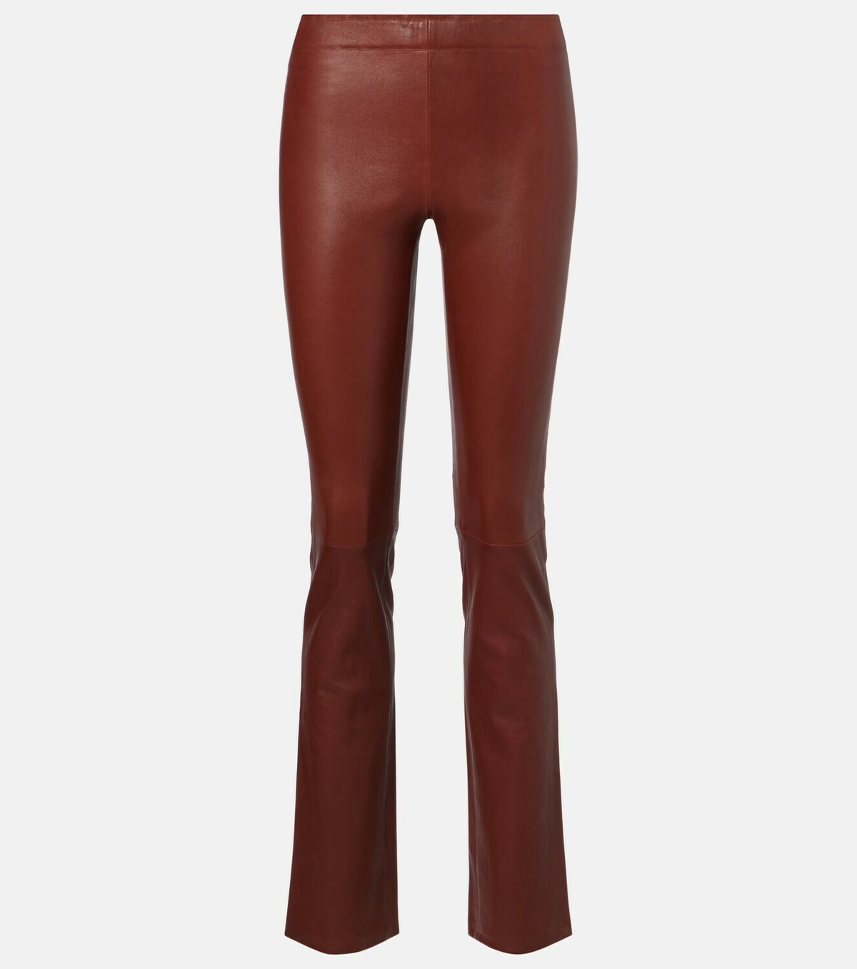 Stouls JP Long leather flared pants